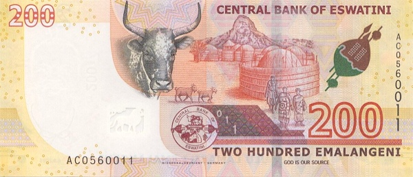 PN45 Eswatini (Swaziland) - 200 Emalangeni (2023)